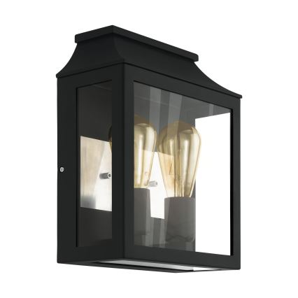 Eglo 97294 - Utomhus Väggbelysning SONCINO 2xE27/60W/230V