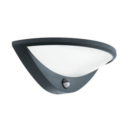 Eglo 97312 - LED Utomhus vägglampa med sensor BELCREDA LED/9,3W/230V IP44