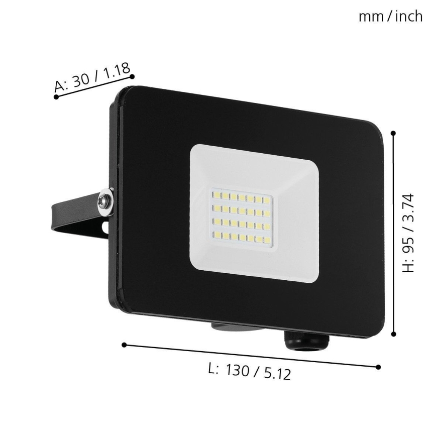 Eglo 97456 - LED spotlight FAEDO 3 LED/20W/230V