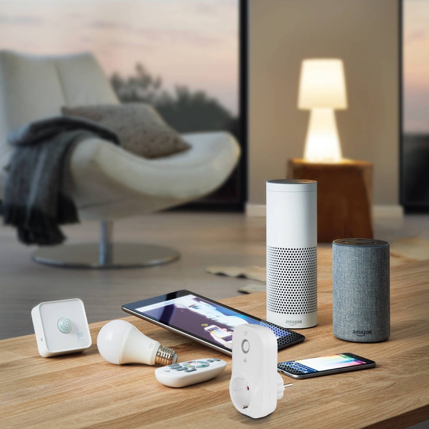 Eglo 97475 - Utomhus rörelsesensor CONNECT SENSOR 12 m 3xAA vit IP44