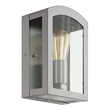 Eglo 97477 - Utomhus Väggbelysning PARETTA 1xE27/60W/230V matt krom