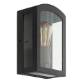 Eglo 97478 - Utomhus Väggbelysning PARETTA 1xE27/60W/230V svart