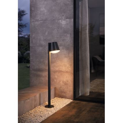 Eglo - LED Dimbara Utomhuslampan CALDIERO-C 1xE27/9W/230V Antracit IP44
