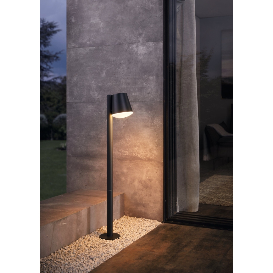 Eglo - LED RGB Ljusreglerad utomhus lampa CALDIERO-C 1xE27/9W/230V antracit IP44