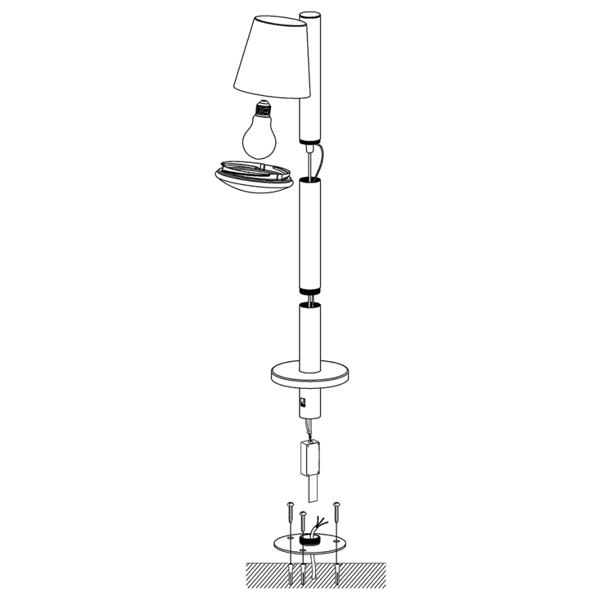 Eglo - LED RGB Ljusreglerad utomhus lampa CALDIERO-C 1xE27/9W/230V antracit IP44