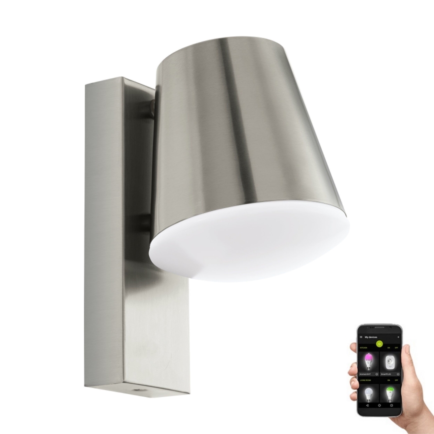 Eglo 97484 - LED Dimbar utomhus Väggbelysning CALDIERO-C 1xE27/9W/230V