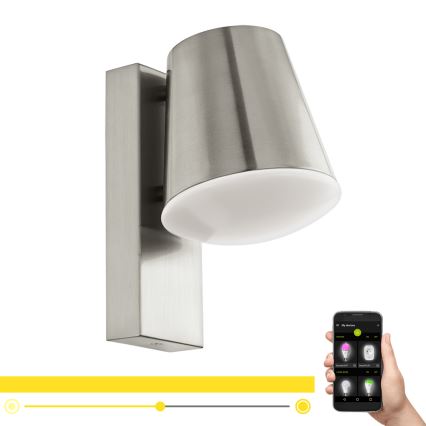 Eglo 97484 - LED Dimbar utomhus Väggbelysning CALDIERO-C 1xE27/9W/230V
