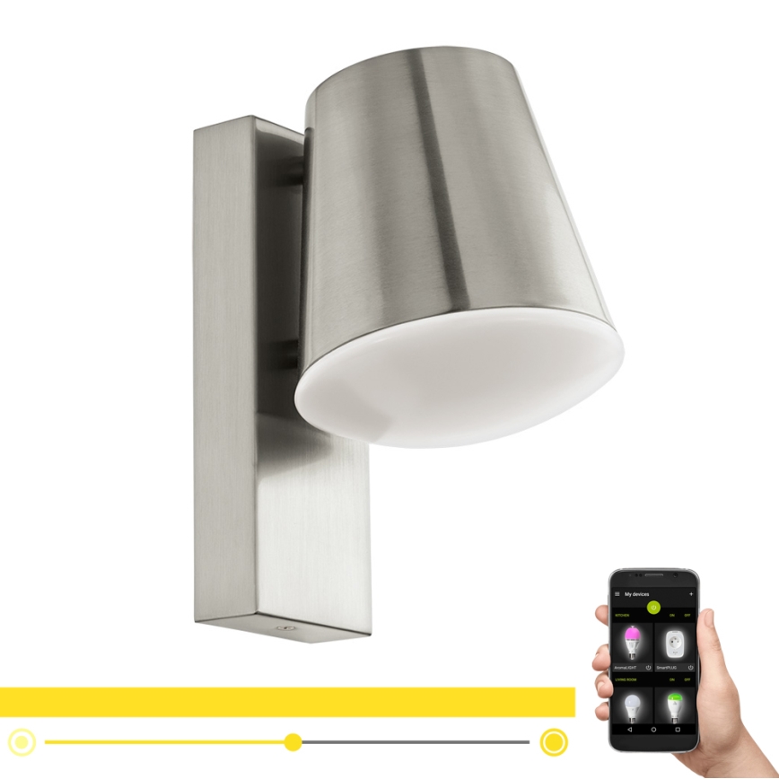Eglo 97484 - LED Dimbar utomhus Väggbelysning CALDIERO-C 1xE27/9W/230V