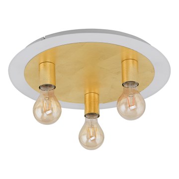 Eglo 97492 - LED Takbelysning PASSANO 3xE27/4W/230V guld