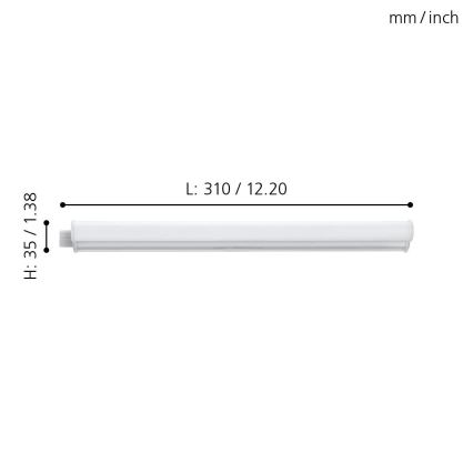 Eglo 97571 - LED köksbelysning bänk DUNDRY LED/3,2W/230V
