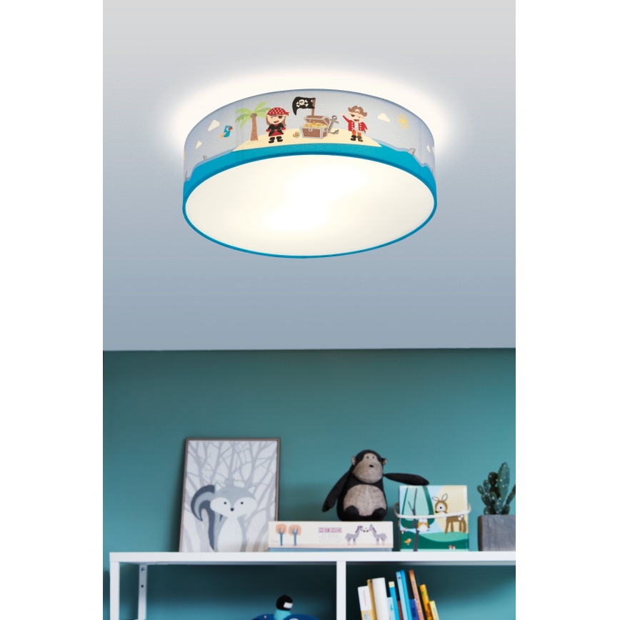 Eglo 97576 - Barn Takbelysning SAN CARLO 2xE27/40W/230V