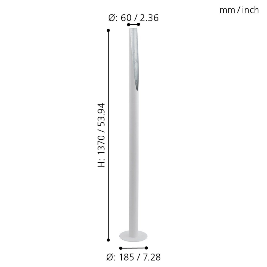 Eglo - LED golvlampa 1xGU10/4,5W/230V