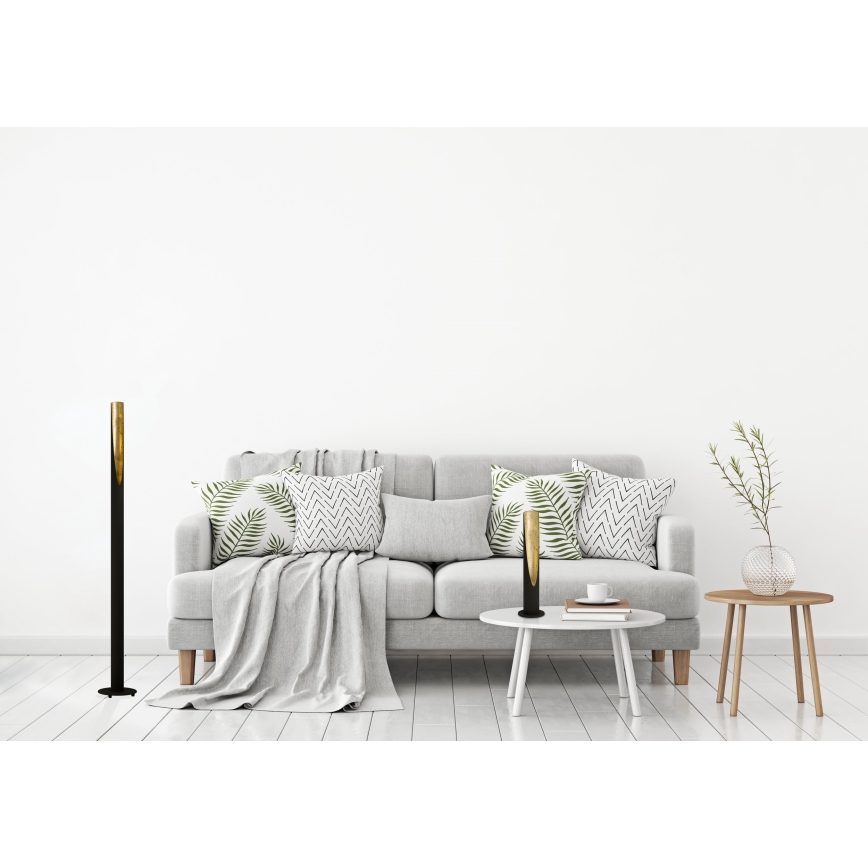 Eglo - LED golvlampa 1xGU10/4,5W/230V svart