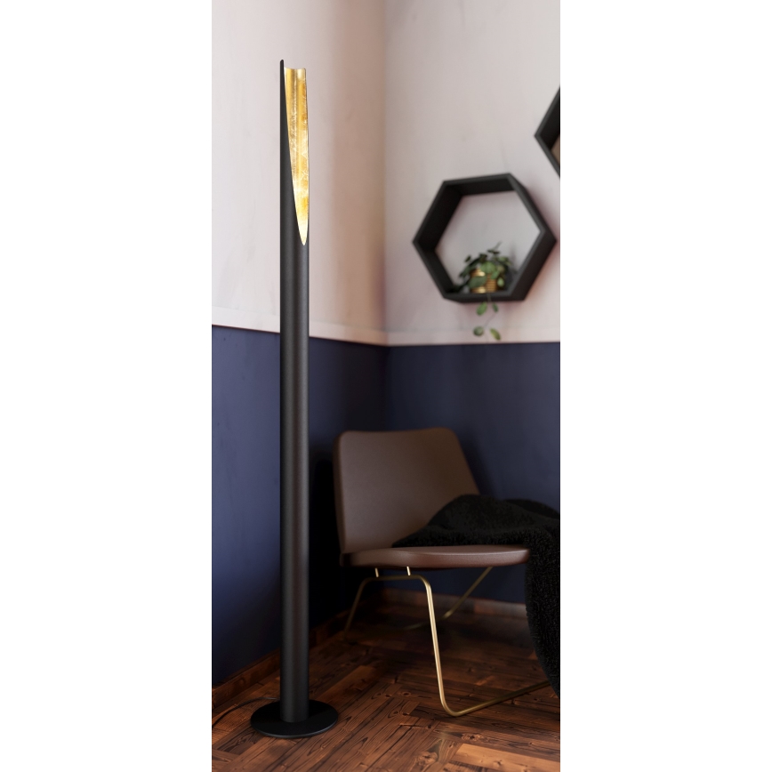Eglo - LED golvlampa 1xGU10/4,5W/230V svart