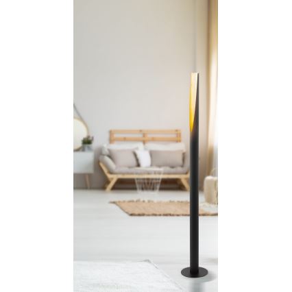 Eglo - LED golvlampa 1xGU10/4,5W/230V svart