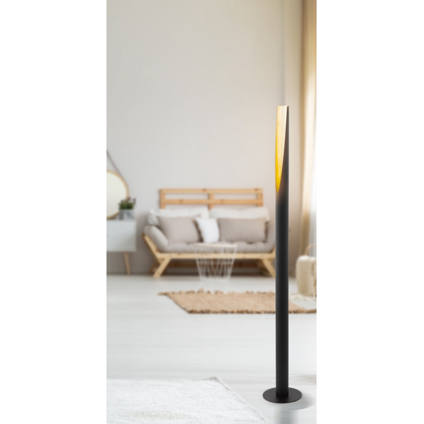 Eglo - LED golvlampa 1xGU10/4,5W/230V svart
