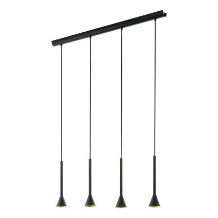 Eglo 97605 - LED Ljuskrona med snöre CORTADERAS 4xGU10/5W/230V