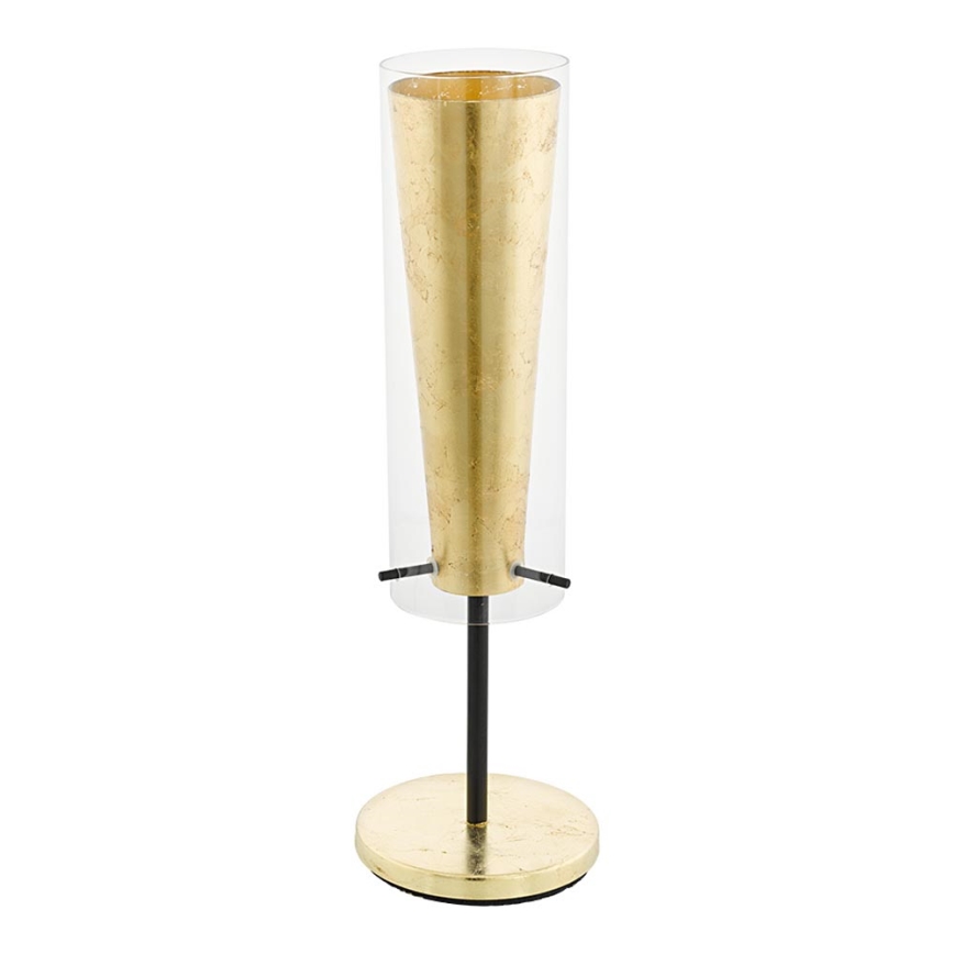 Eglo 97654 - Bordslampa PFOR GOLD 1xE27/60W/230V