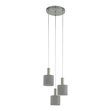 Eglo 97673 - Ljuskrona med snöre CONCESSA 2 3xE27/60W/230V