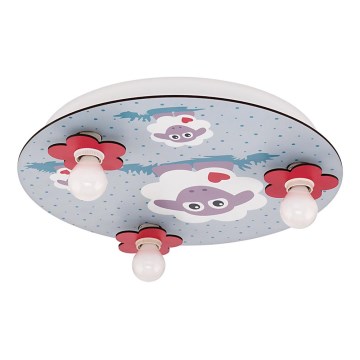 Eglo 97705 - Barn Takbelysning LALELU 3xE14/40W/230V