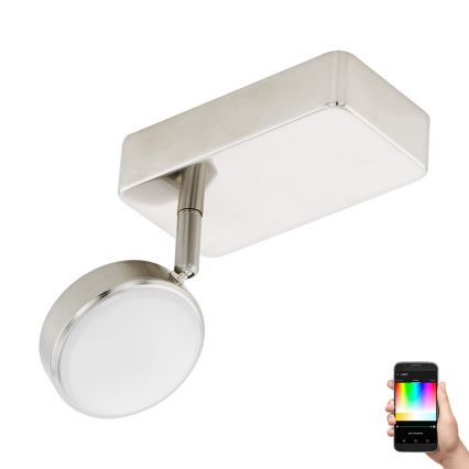 Eglo 97714 - LED RGB Dimbar spotlight CORROPOLI-C LED/5W/230V
