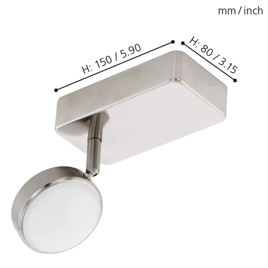 Eglo 97714 - LED RGB Dimbar spotlight CORROPOLI-C LED/5W/230V