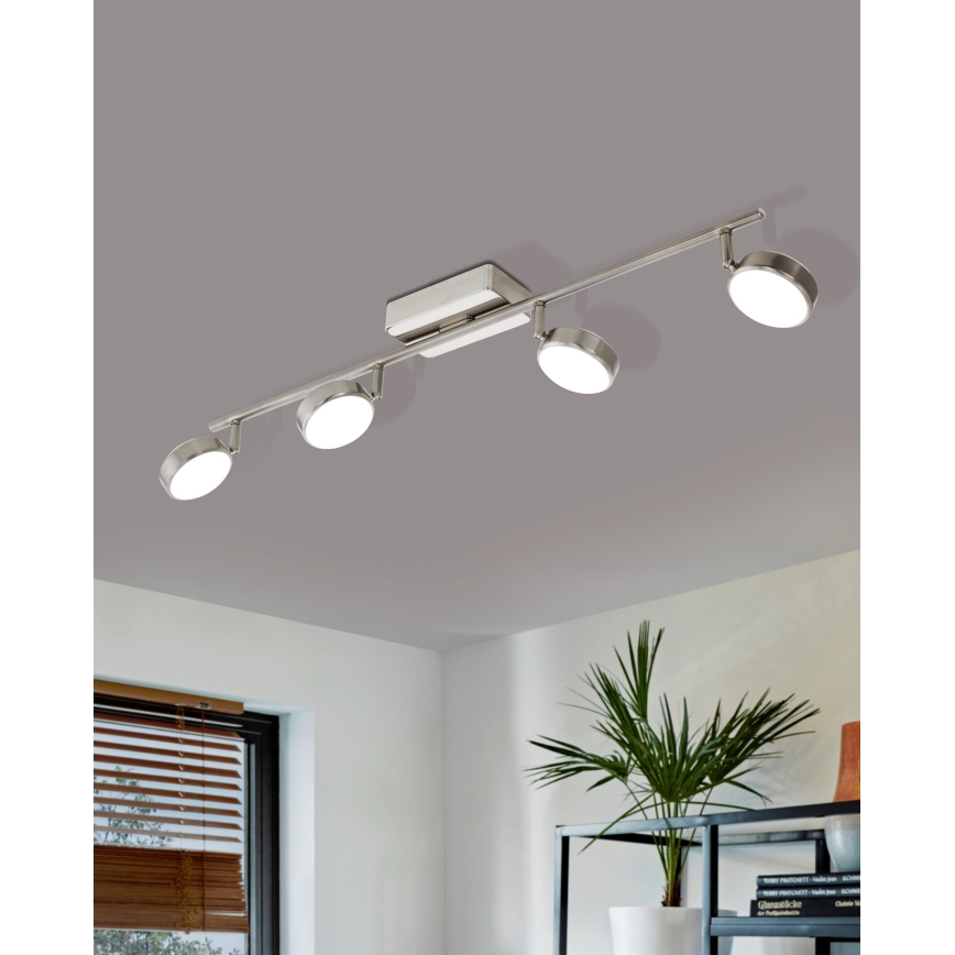 Eglo - LED RGB Dimbar spotlight CORROPOLI-C 4xLED/5W/230V