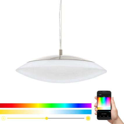 Eglo 97812 - Dimbar LED-lampakrona med snöre FRATTINA-C 1xLED/27W/230V