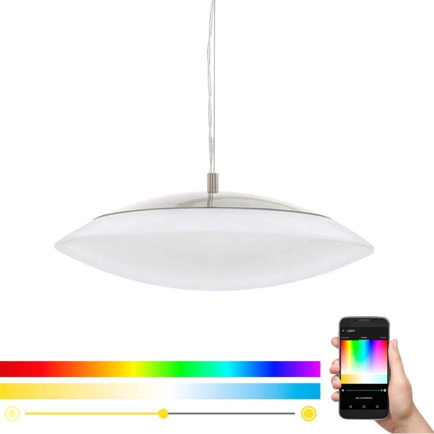 Eglo 97812 - Dimbar LED-lampakrona med snöre FRATTINA-C 1xLED/27W/230V