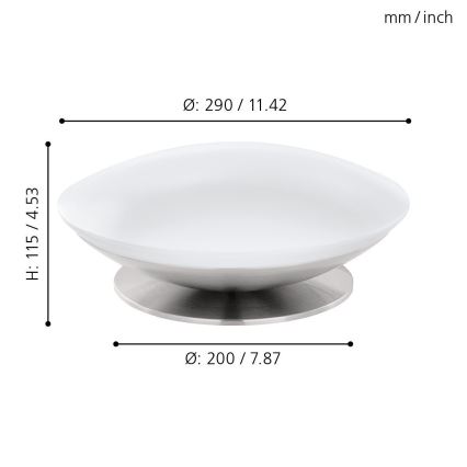 Eglo 97813 - LED Dimbar Bordslampa FRATTINA-C 1xLED/18W/230V
