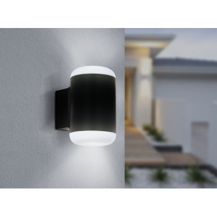 Eglo 97844 - Utomhus Väggbelysning MERLITO 1xE27/10W/230V IP44 svart