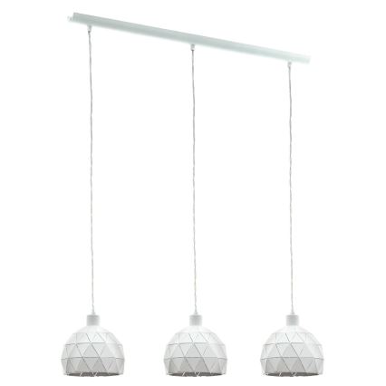 Eglo 97857 - Ljuskrona med snöre ROCCAFORTE 3xE14/40W/230V