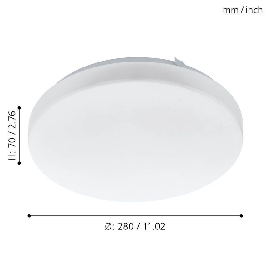 Eglo 97871 - LED Takbelysning FRANIA LED/11,5W/230V