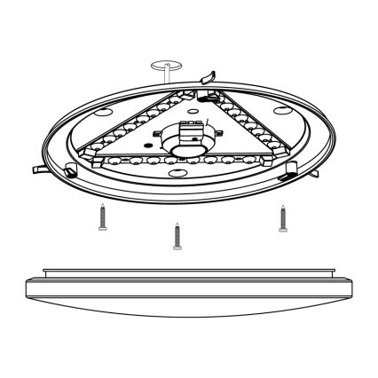 Eglo - LED taklampa LED/14,6W/230V