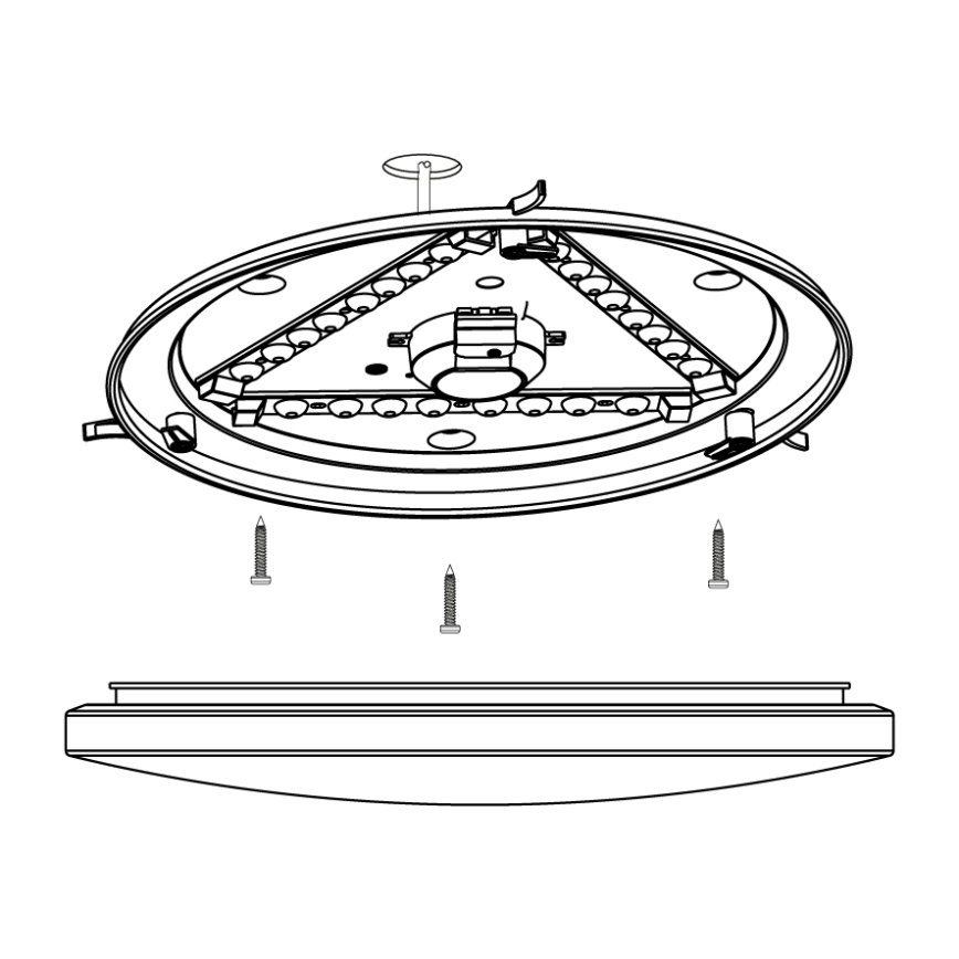 Eglo - LED taklampa LED/14,6W/230V