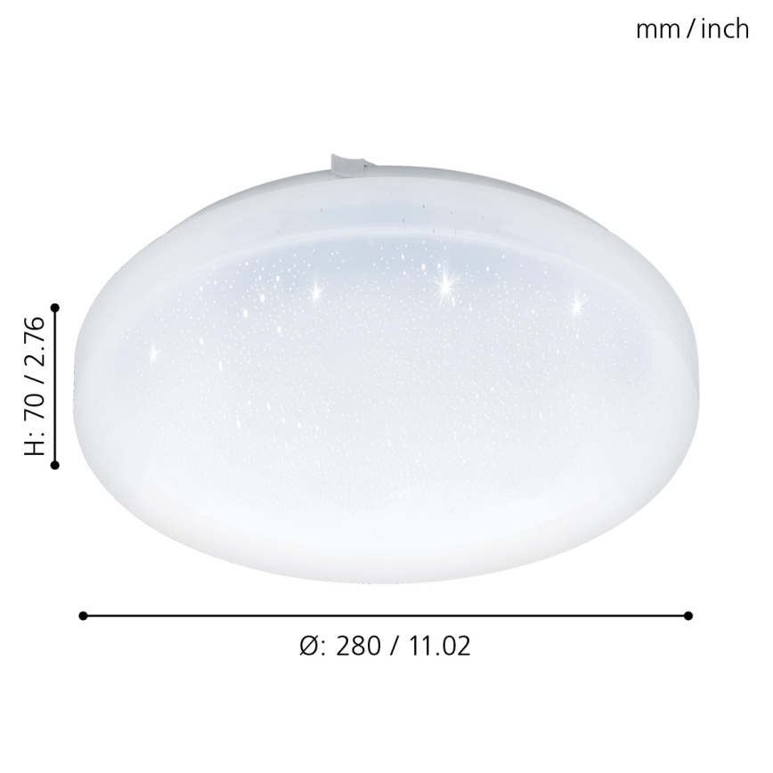 Eglo 97877 - LED Takbelysning FRANIA-S LED/11,5W/230V