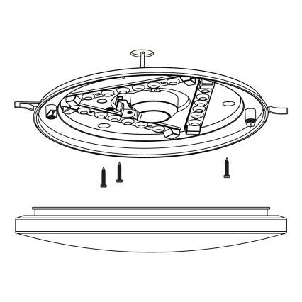 Eglo 97877 - LED Takbelysning FRANIA-S LED/11,5W/230V