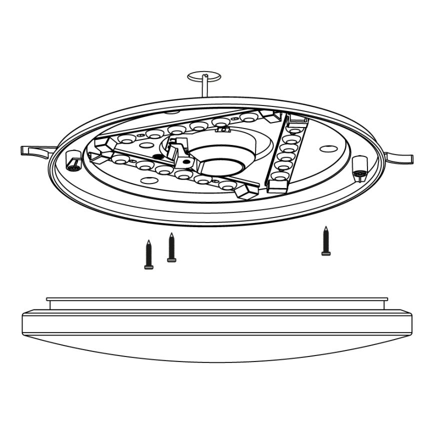 Eglo 97877 - LED Takbelysning FRANIA-S LED/11,5W/230V