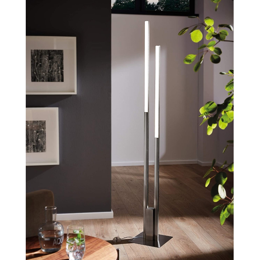 Eglo 97908 - LED Dimbar Golvlampa FRAIOLI-C 2xLED/17W/230V