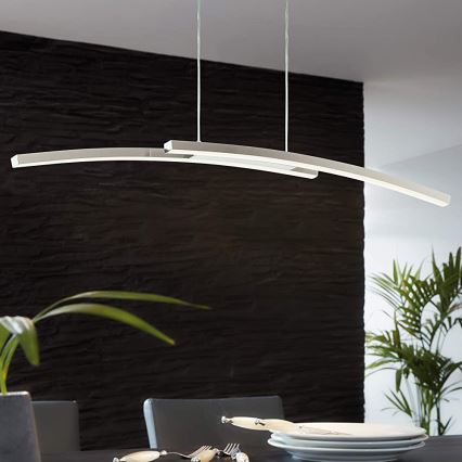 Eglo - Dimbar LED RGB-lampakrona med snöre FRAIOLI-C 2xLED/17W/230V
