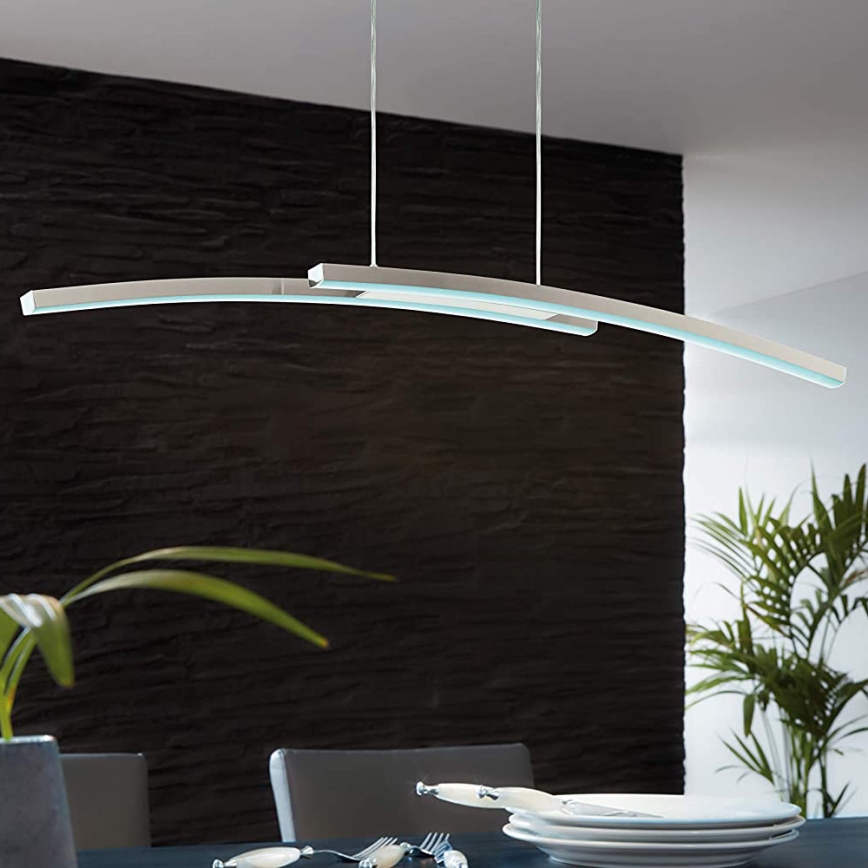 Eglo - Dimbar LED RGB-lampakrona med snöre FRAIOLI-C 2xLED/17W/230V