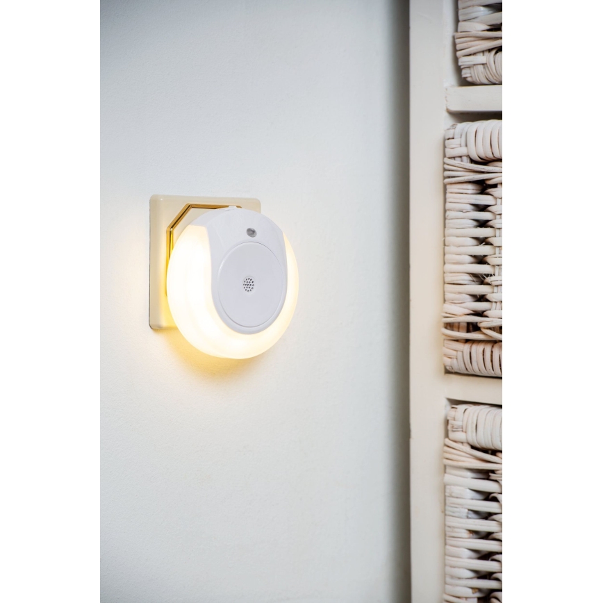 Eglo - LED nattlampa med sensor 2xLED/0,4W/230V 3000K