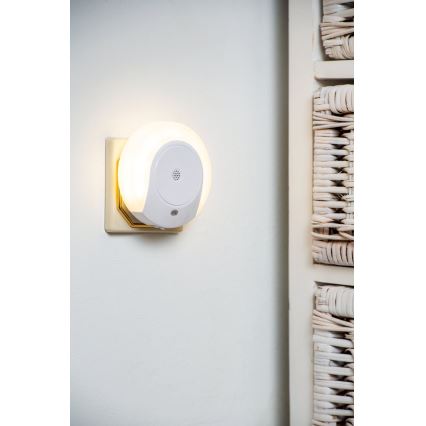 Eglo - LED nattlampa med sensor 2xLED/0,4W/230V 3000K