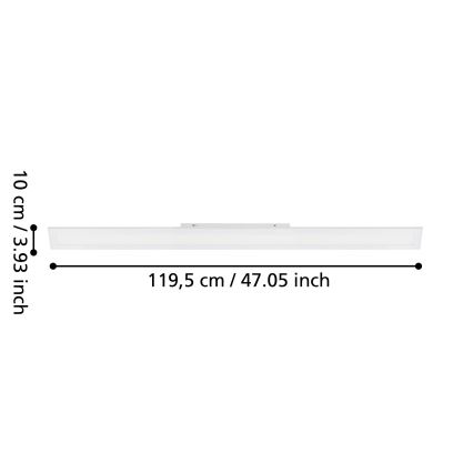Eglo 98025 - LED-panel SALOBRENA 1 LED/40W/230V vit