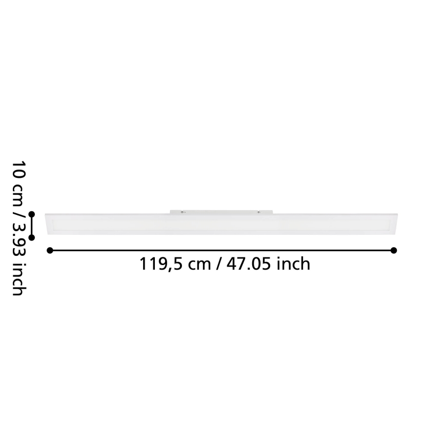 Eglo 98025 - LED-panel SALOBRENA 1 LED/40W/230V vit