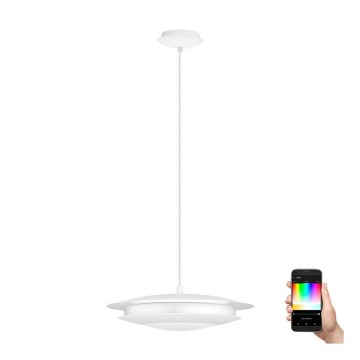 Eglo 98041 - Dimbar LED-lampakrona med snöre MONEVA-C LED/18W/230V