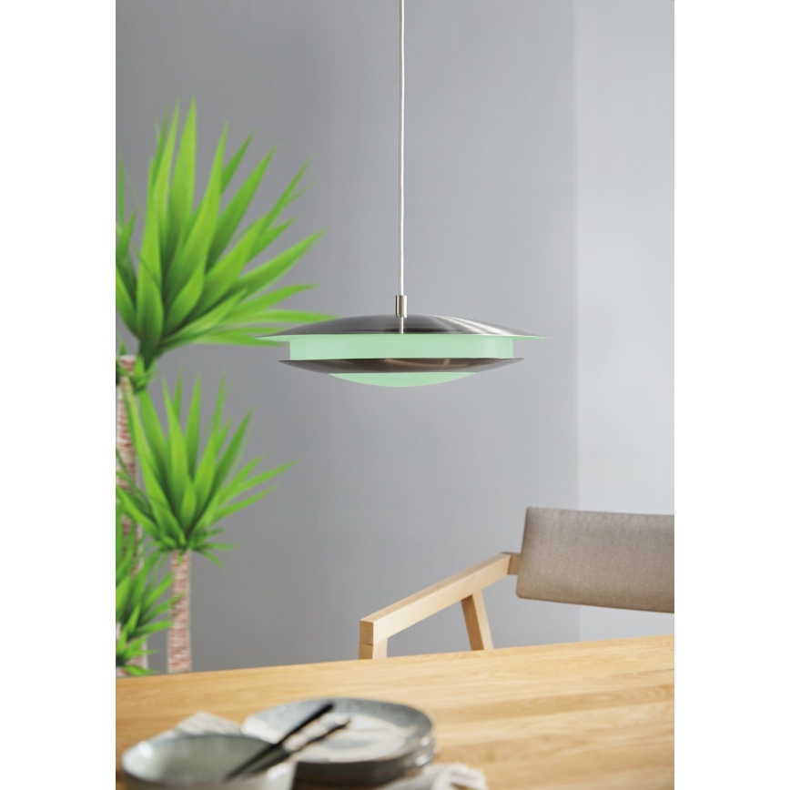 Eglo 98043 - LED RGBW Ljusreglerad ljuskrona på snöre MONEVA LED/18W/230V