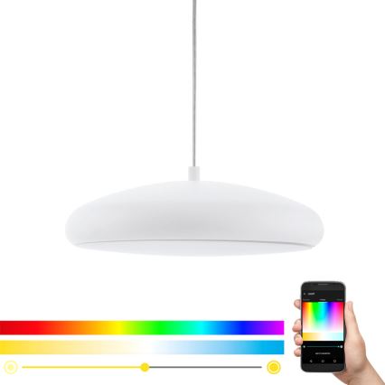 Eglo 98046 - Dimbar LED-lampakrona med snöre RIODEVA-C LED/27W/230V