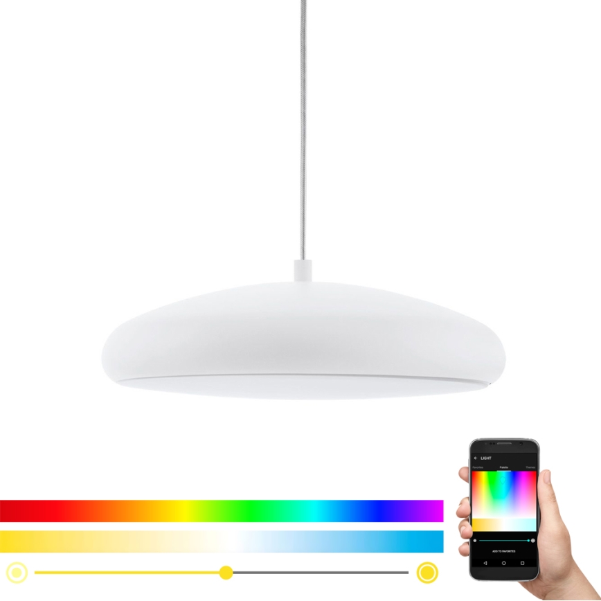 Eglo 98046 - Dimbar LED-lampakrona med snöre RIODEVA-C LED/27W/230V