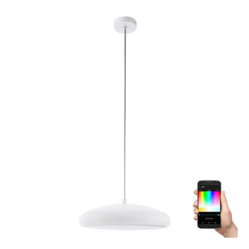 Eglo 98046 - LED RGB dimbar pendel med wireupphängning RIODEVA-C LED/27W/230V